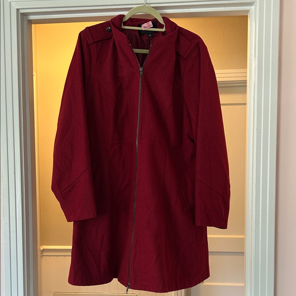 Torrid Red Trench Coat